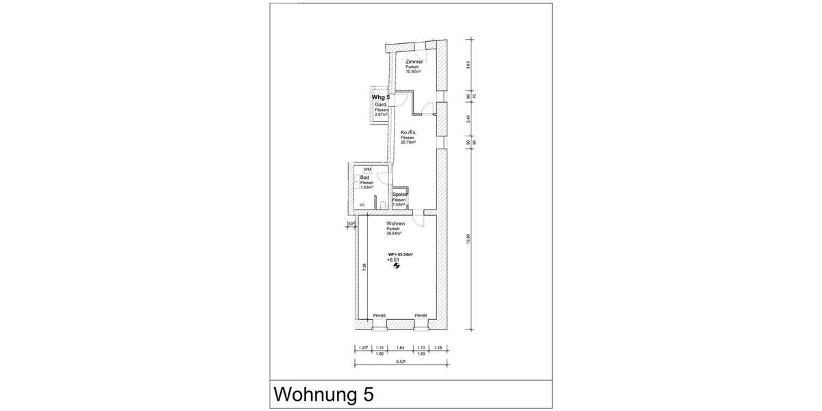 Etagenwohnung Aldersbach - 2 Zimmer, 83 m&sup2;, 650&euro; | Angebot:26528729