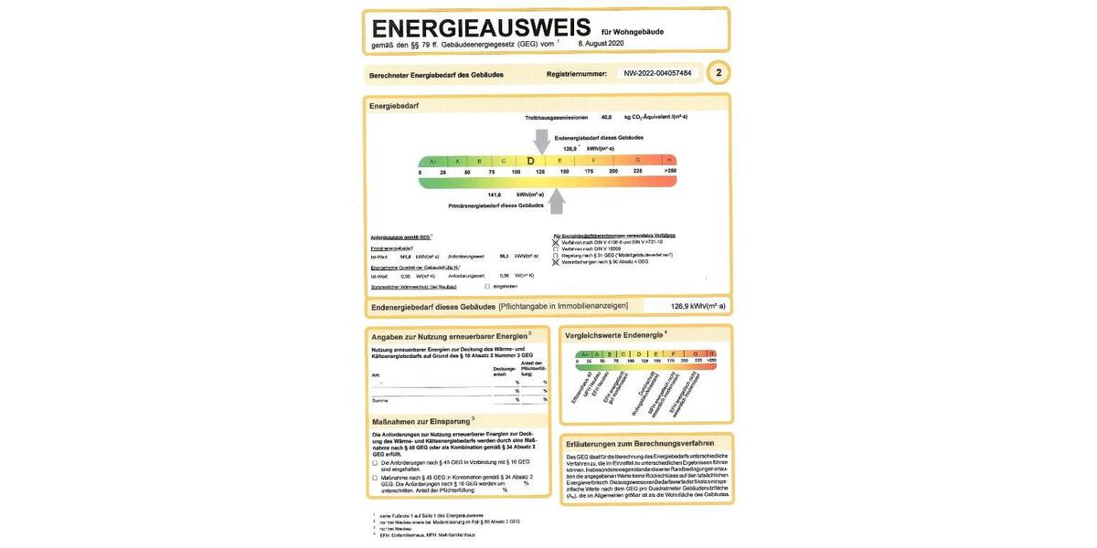 Etagenwohnung Vlotho - 4 Zimmer, 136 m&sup2;, 1.260&euro; | Angebot:26676696