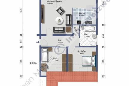 helle moderne DG-Wohnung mit tollem Ausblick zimmer