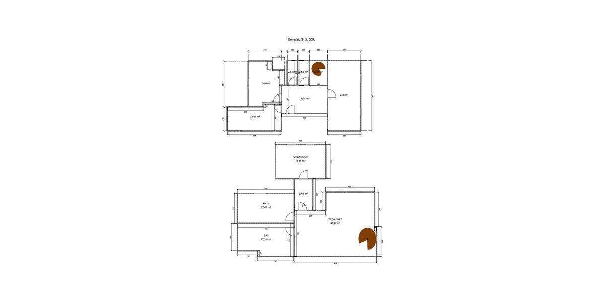 Maisonettenwohnung Halberstadt - 5 Zimmer, 140 m&sup2;, 699&euro; | Angebot:23554078