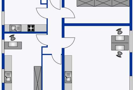 Büro in Freiburg 690 € 55 m² zimmer