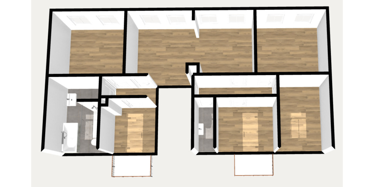 Etagenwohnung Döbeln - 5 Zimmer, 130 m&sup2;, 936&euro; | Angebot:25688929