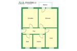 Etagenwohnung Riesa - 3 Zimmer, 61 m&sup2;, 360&euro; | Angebot:26120608