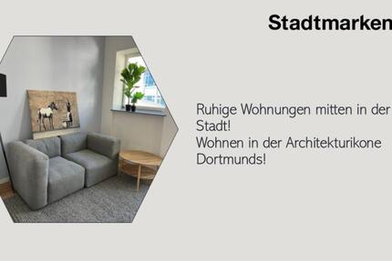 Ruhige Wohnungen mitten in der Stadt! Wohnen in der Architekturikone Dortmunds! 3 zimmer