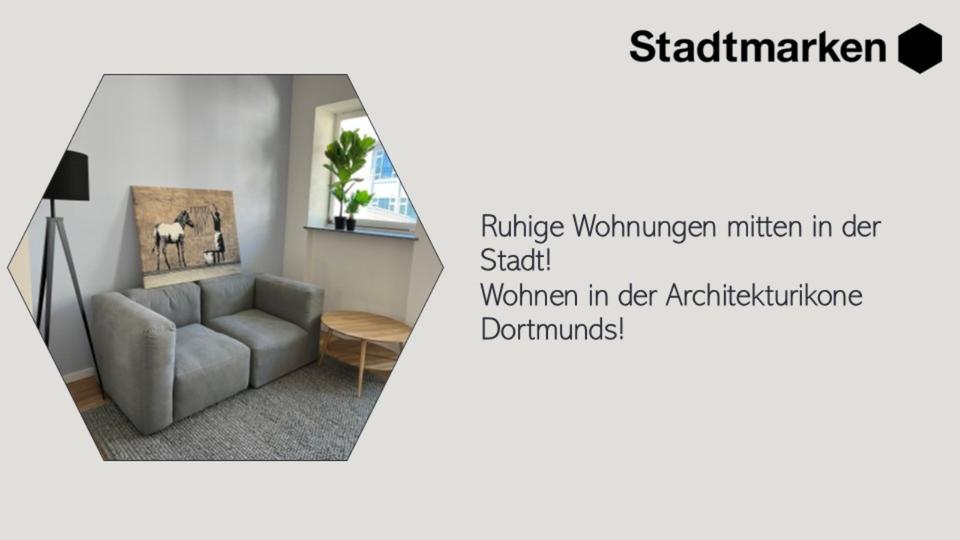 Ruhige Wohnungen mitten in der Stadt! Wohnen in der Architekturikone Dortmunds! 3 zimmer