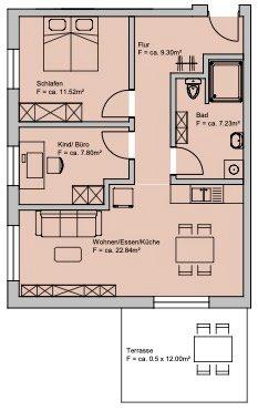 Erdgeschoßwohnung Dillingen an der Donau - 3 Zimmer, 65 m&sup2;, 830&euro; | Angebot:26586639