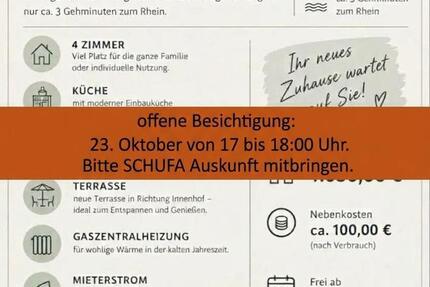 Wohnung Neuwied Block - 4 Zimmer, 116 m&sup2;, 1.050&euro; | Angebot:27617045
