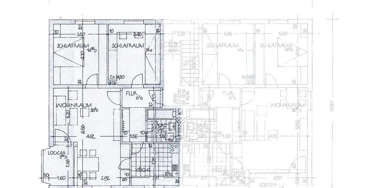Etagenwohnung Schweinfurt Haardt - 3 Zimmer, 75 m&sup2;, 800&euro; | Angebot:26238588