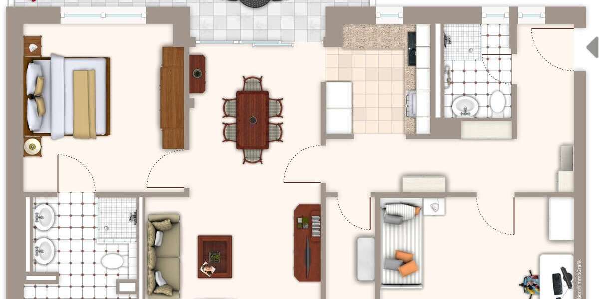 Etagenwohnung Vaihingen an der Enz - 3 Zimmer, 85 m&sup2;, 1.160&euro; | Angebot:27425621