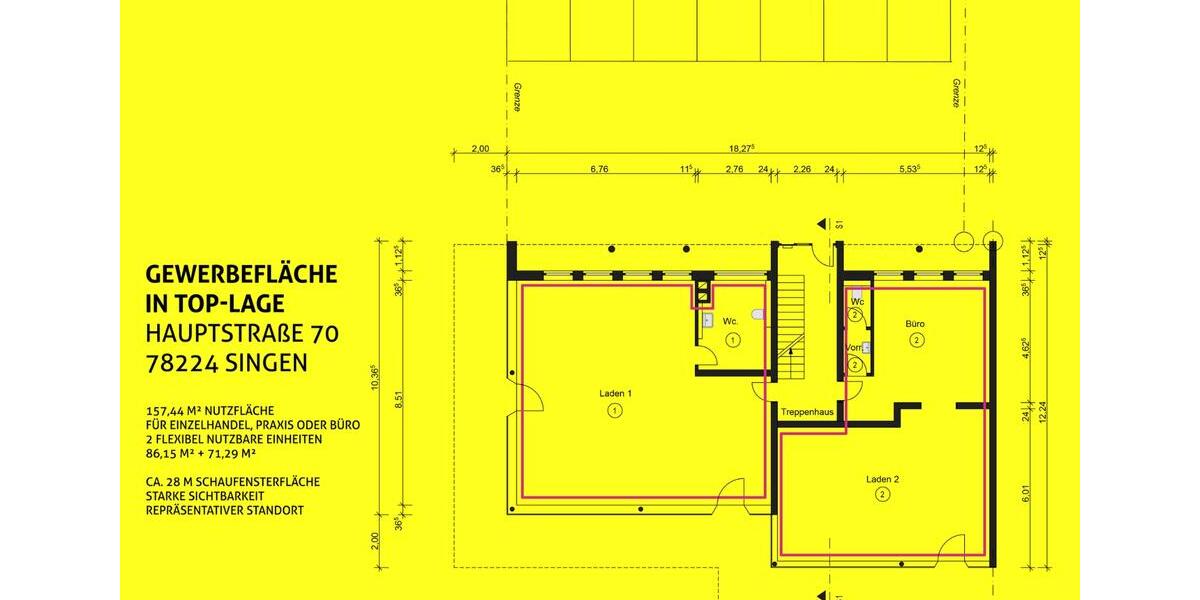 Gewerbeobjekt Singen (Hohentwiel) - 2.330&euro; | Angebot:26674016