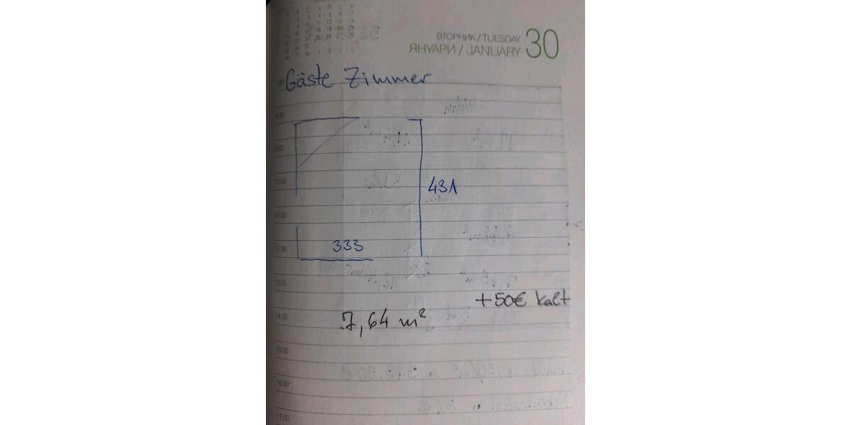 Dachgeschoßwohnung Grimma - 2 Zimmer, 52 m&sup2;, 577&euro; | Angebot:25648400