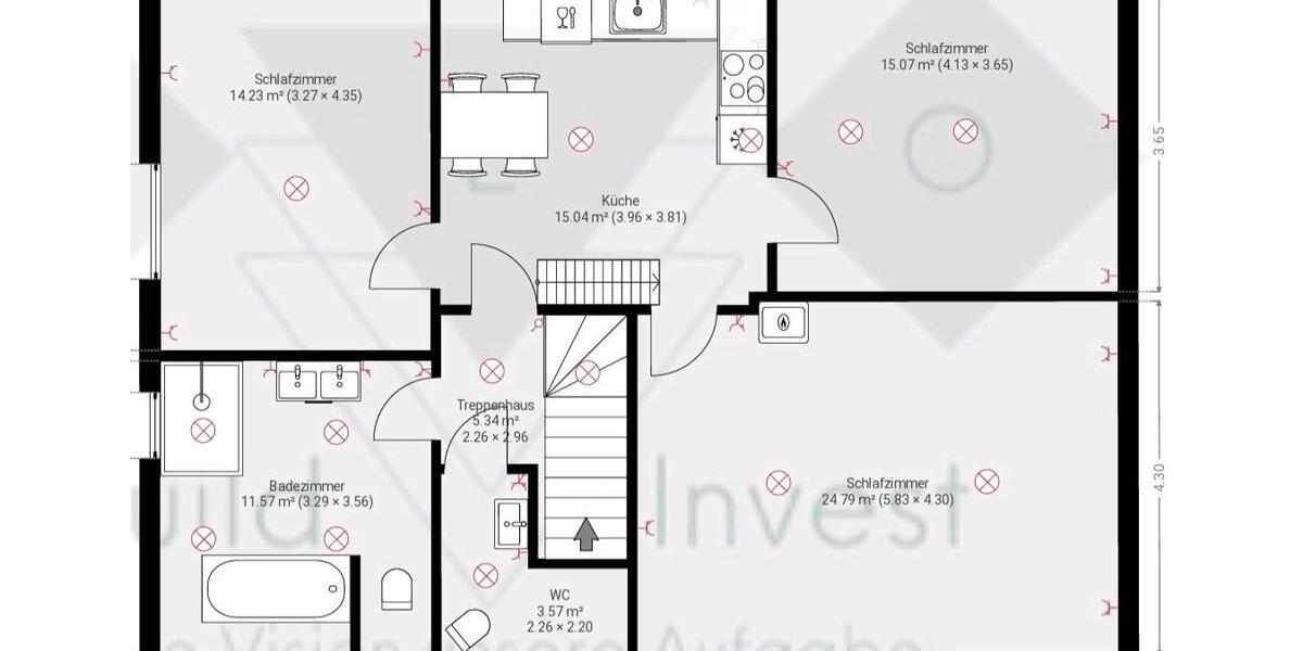1 möbliertes Zimmer Cuxhaven Altenbruch, Ruhe 4 zimmer