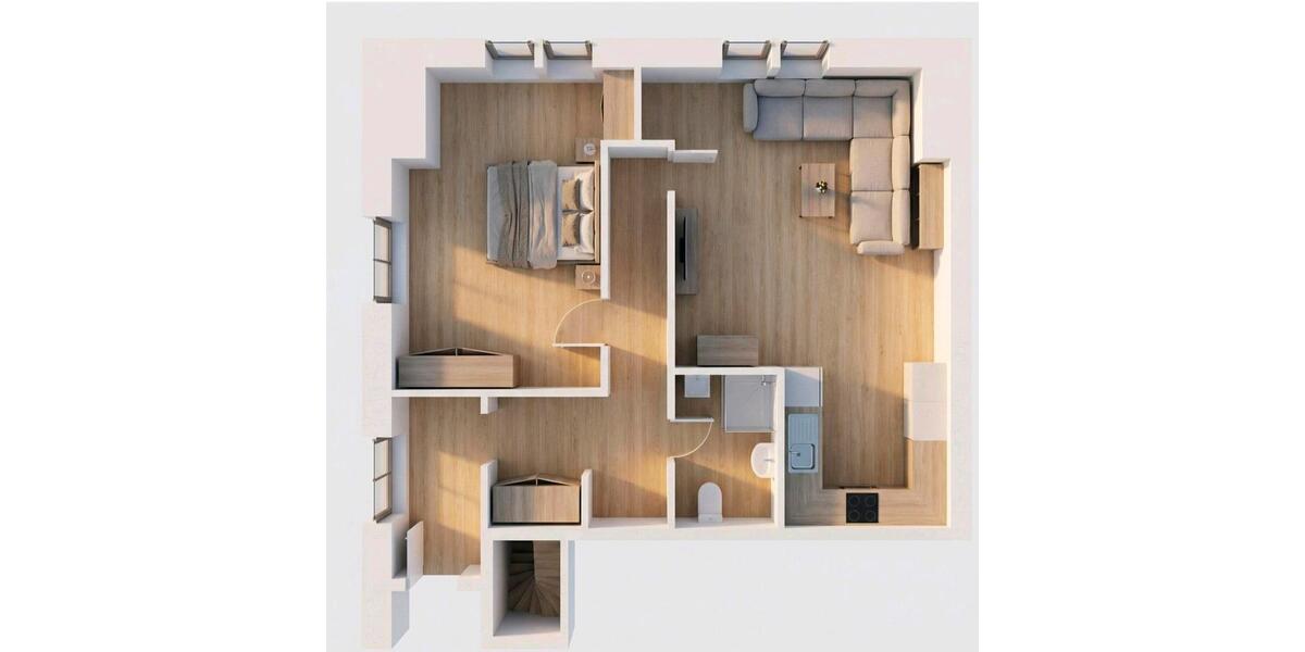 Etagenwohnung Stadthagen - 2 Zimmer, 64 m&sup2;, 575&euro; | Angebot:25088806