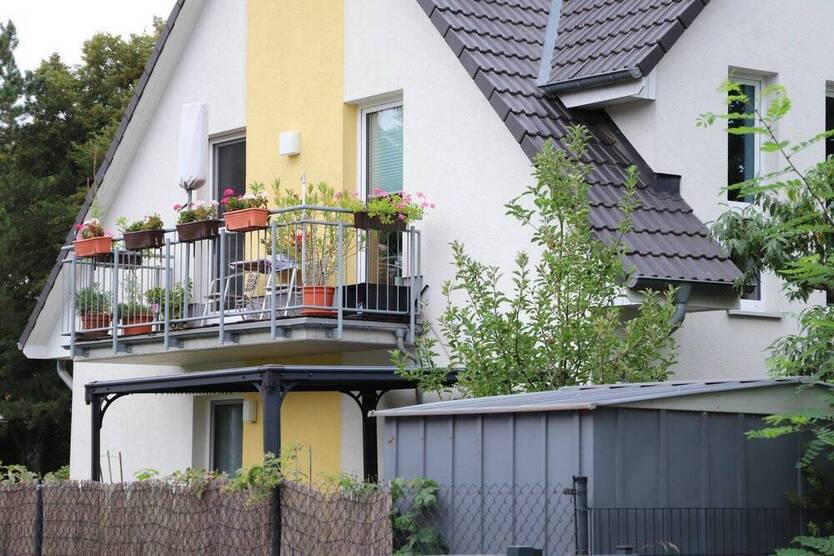 Gehobene 3-Zimmer-Wohnung mit Balkon, Gartenanteil und Stellplätzen in Bernau-Schönow