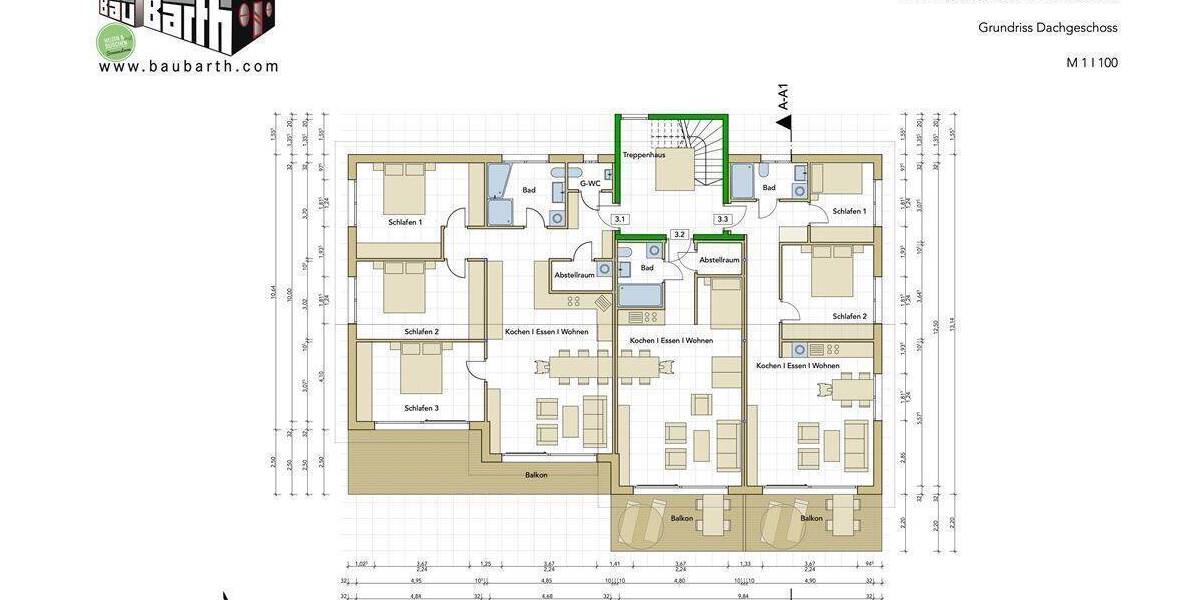 Etagenwohnung Mühlhausen-Ehingen Mühlhausen - 5 Zimmer, 106 m&sup2;, 1.450&euro; | Angebot:26740186