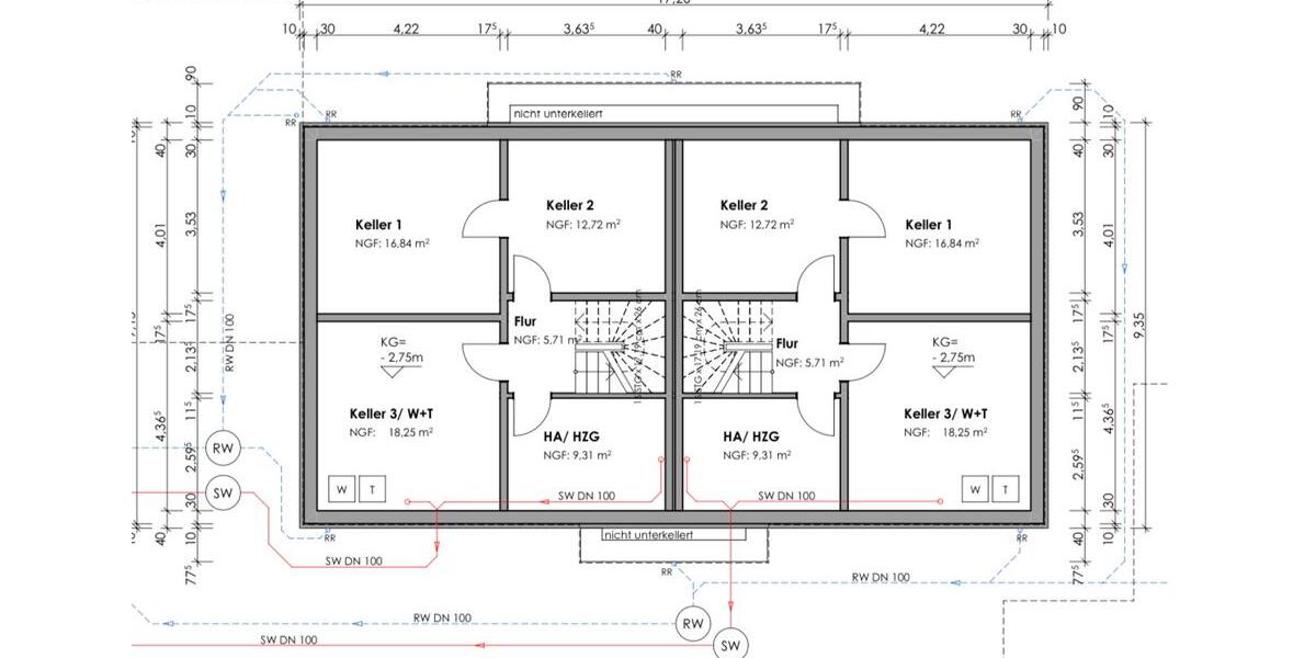 Doppelhaushälfte Borken - 7 Zimmer, 135 m&sup2;, 1.800&euro; | Angebot:24916269