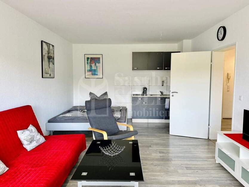 Möbliertes Apartment mit Loggia, Küche & modernem Bad - ideal für Rentner, Nähe Saarbrücken-Güdingen 1 zimmer