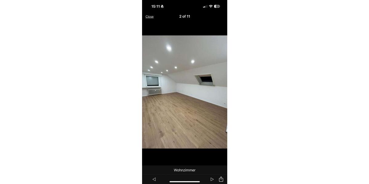 Dachgeschoßwohnung Eislingen (Fils) - 3 Zimmer, 75 m&sup2;, 1.040&euro; | Angebot:26485242