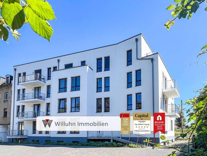 Großzügiges NEUBAU-Penthouse mit Dachterrasse und zwei Balkonen in Taucha
