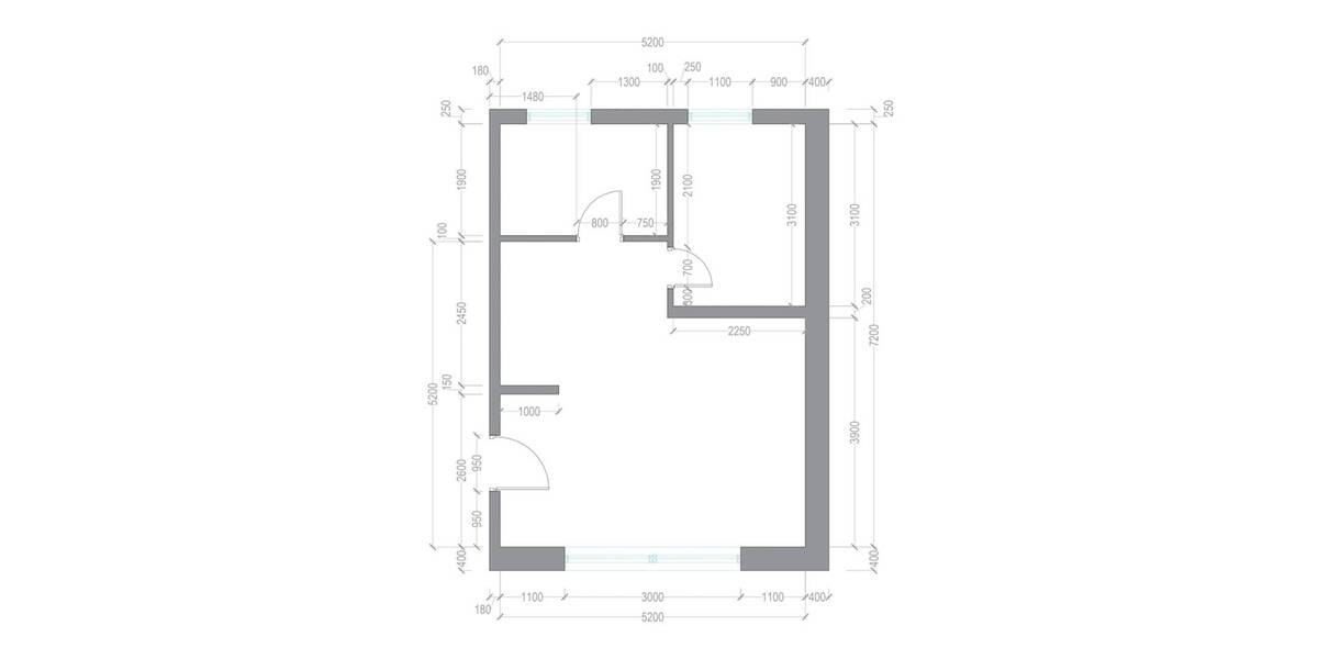 Etagenwohnung Mühlhausen Mühlhausen - 2 Zimmer, 39 m&sup2;, 330&euro; | Angebot:26795114