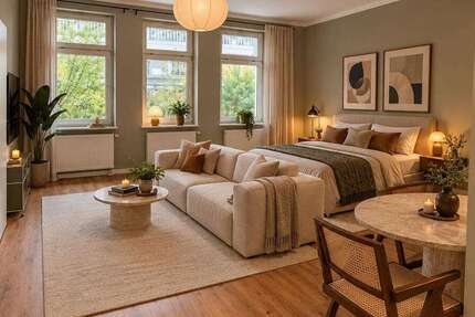 Wohnung Leipzig Connewitz - 1 Zimmer, 40 m&sup2;, 555&euro; | Angebot:27658214