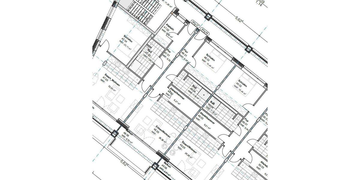 Etagenwohnung Osnabrück Hafen - 2 Zimmer, 72 m&sup2;, 830&euro; | Angebot:25991427