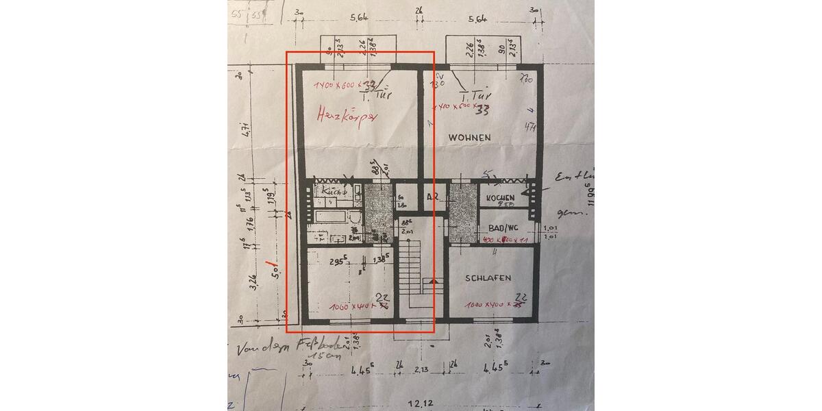 Erdgeschoßwohnung Bottrop Batenbrock - 2 Zimmer, 54 m&sup2;, 575&euro; | Angebot:24787898