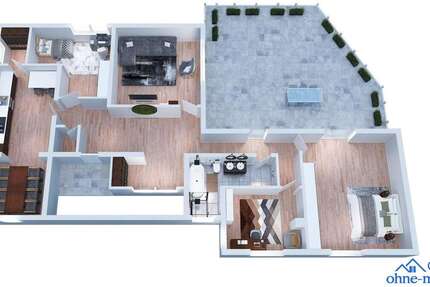 Wohnung Brombachtal - 4 Zimmer, 160 m&sup2;, 1.400&euro; | Angebot:26767026