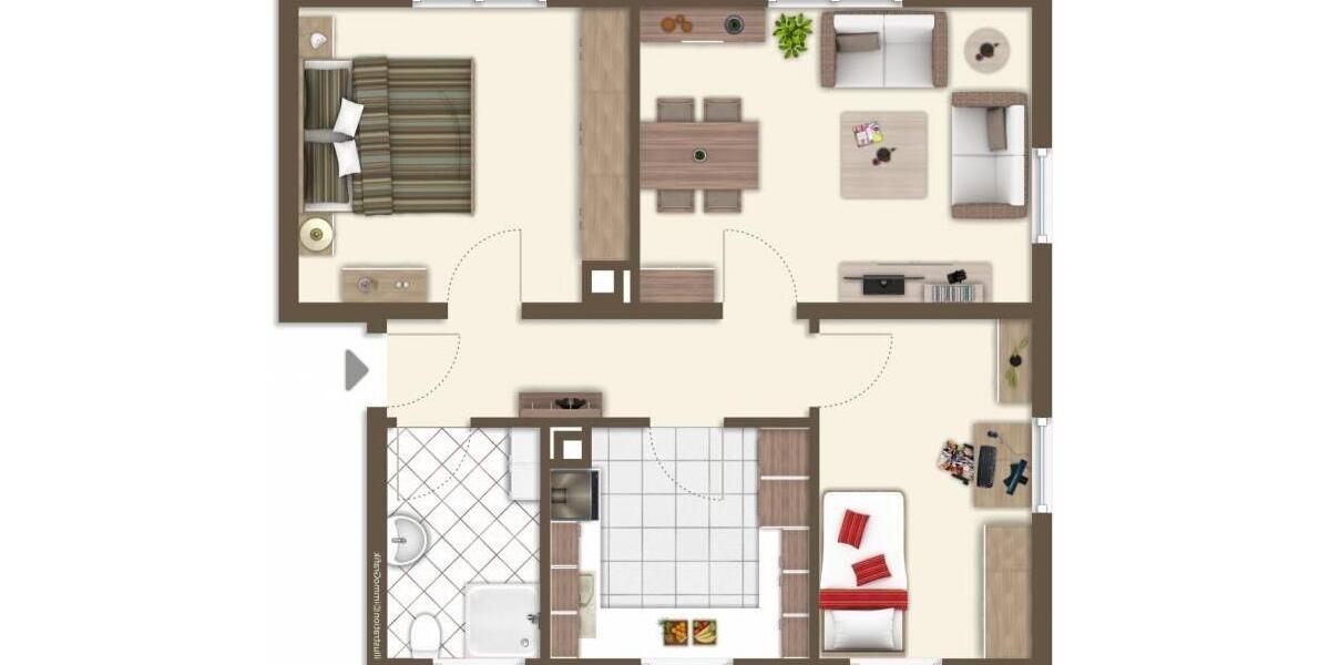 Etagenwohnung Rottweil - 3 Zimmer, 57 m&sup2;, 450&euro; | Angebot:24764537