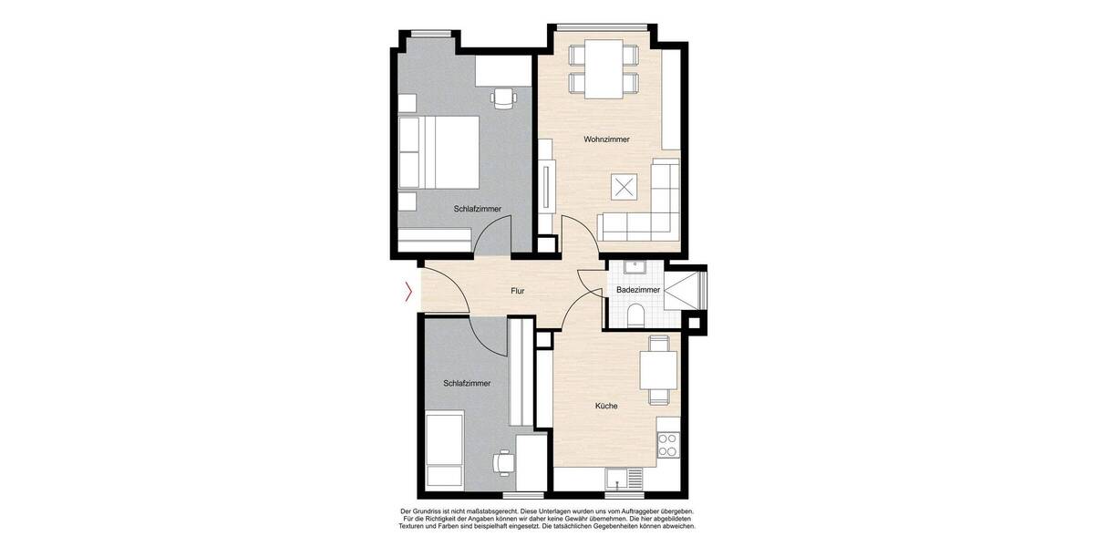 Etagenwohnung Würzburg Frauenland - 3 Zimmer, 63 m&sup2;, 800&euro; | Angebot:26657631