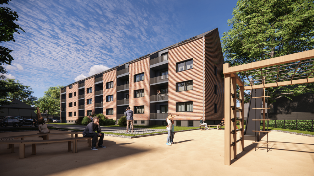 Etagenwohnung Bad Bramstedt - 3 Zimmer, 72 m&sup2;, 609&euro; | Angebot:26092620