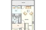 Etagenwohnung Mainz Oberstadt - 1 Zimmer, 48 m&sup2;, 726&euro; | Angebot:26337292