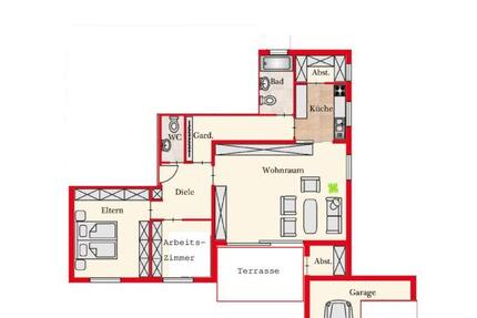 Wohnung Reutlingen Altenburg - 2.5 Zimmer, 81 m&sup2;, 700&euro; | Angebot:25285048