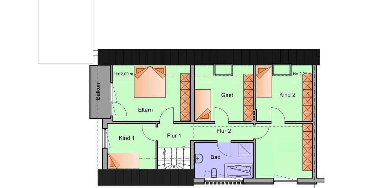 Einfamilienhaus Bedburg-Hau Hau - 5 Zimmer, 181 m&sup2;, 1.550&euro; | Angebot:26563636