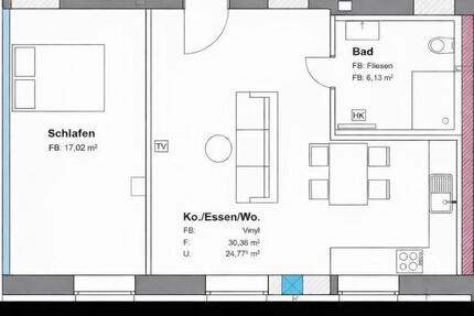 Wohnung Wackersdorf - 2 Zimmer, 53 m&sup2;, 622&euro; | Angebot:24659430