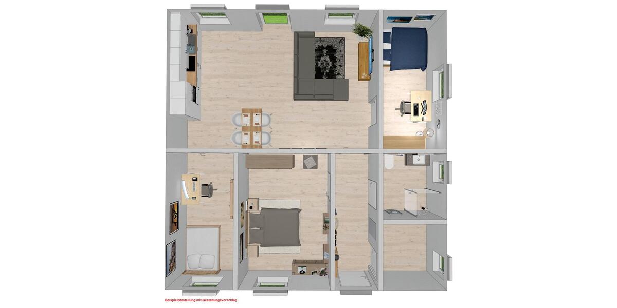 Doppelhaushälfte Wittingen - 3 Zimmer, 90 m&sup2;, 990&euro; | Angebot:26358995