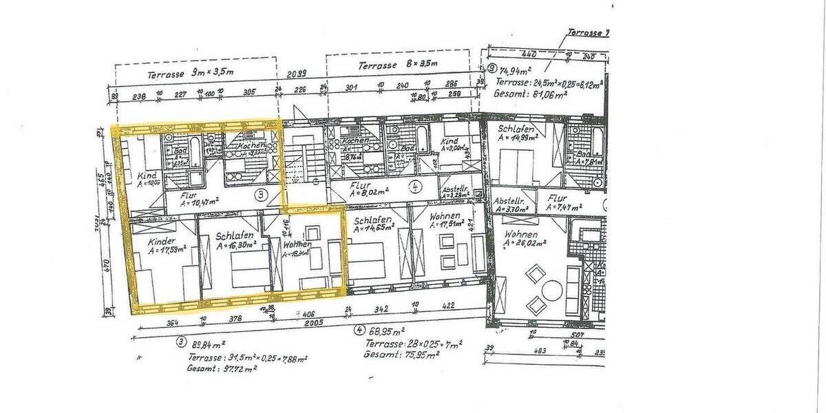 Terrassenwohnung Grünhainichen Waldkirchen - 4 Zimmer, 106 m&sup2;, 749&euro; | Angebot:26248803