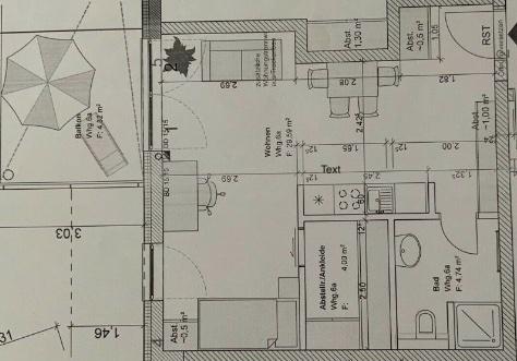 Etagenwohnung Minden Bärenkämpen - 1 Zimmer, 43 m&sup2;, 650&euro; | Angebot:26329354