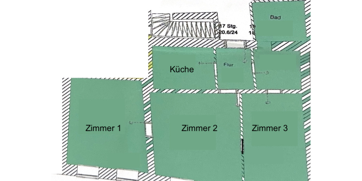 Etagenwohnung Passau Mühltal - 3 Zimmer, 100 m&sup2;, 1.050&euro; | Angebot:25894968