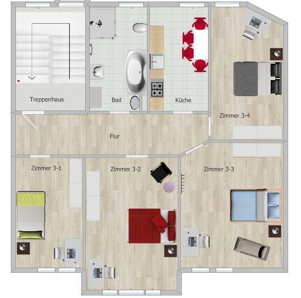 Wohnen auf Zeit Arnstadt - 1 Zimmer, 10 m&sup2;, 420&euro; | Angebot:26132018