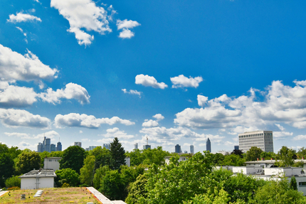 Wunderschönes Penthouse mit Blick auf die Skyline