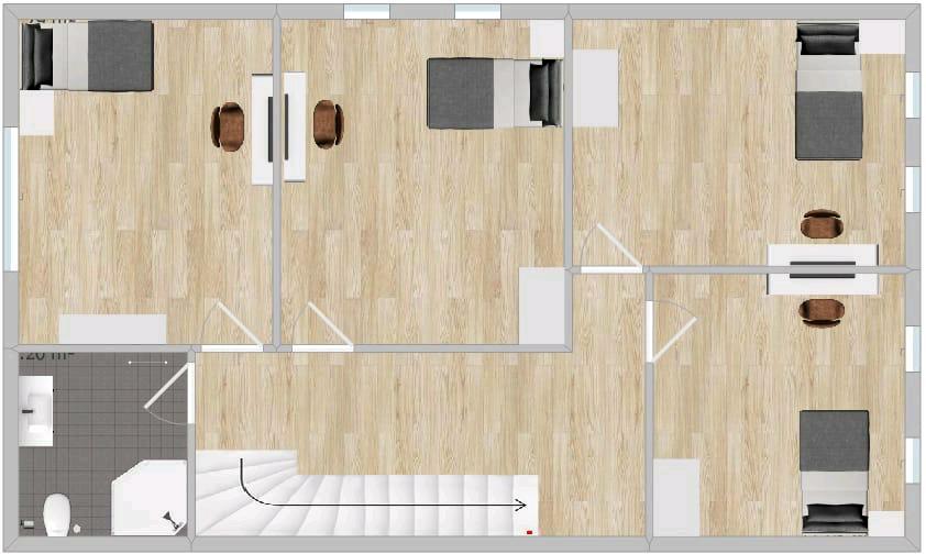 Wohnen auf Zeit Bremen Gröpelingen - 1 Zimmer, 13 m&sup2;, 495&euro; | Angebot:25025543