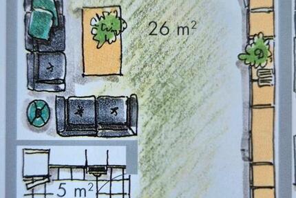 Moderne 1 Zimmer Wohnung Kanzlerfeld,neuesBad,Küche Elektrogeräte 2 zimmer