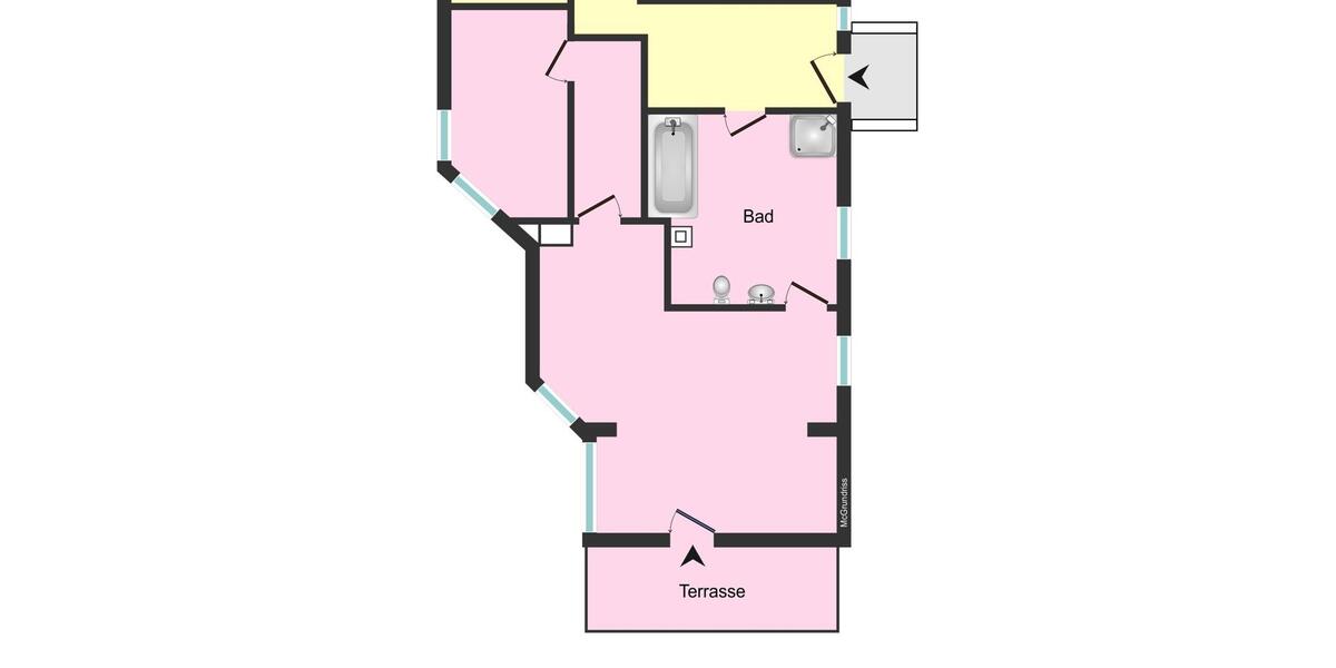 Etagenwohnung Grömitz - 2 Zimmer, 67 m&sup2;, 955&euro; | Angebot:25063551