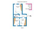 2-Raum Wohnung, provisionsfrei, 1.OG, renoviert 2 zimmer