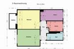 Etagenwohnung Oschersleben (Bode) - 3 Zimmer, 60 m&sup2;, 363&euro; | Angebot:26453489