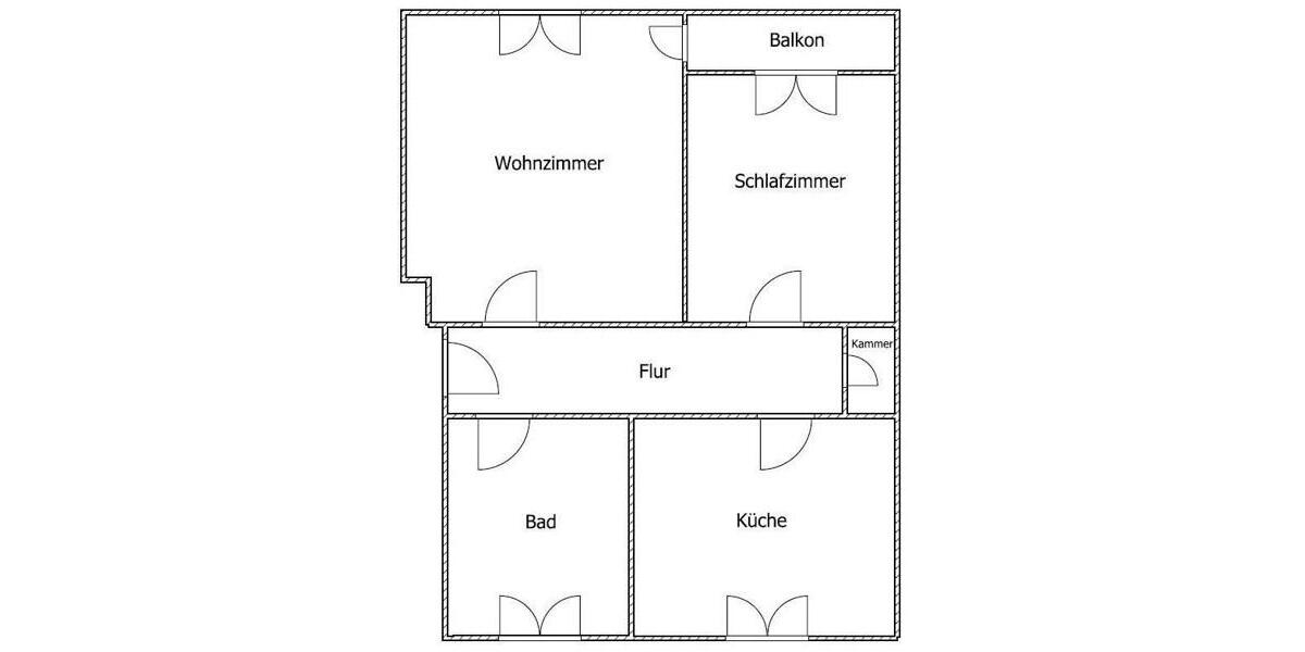 Etagenwohnung Düsseldorf Stadtbezirk 6 - 2 Zimmer, 57 m&sup2;, 761&euro; | Angebot:26642399