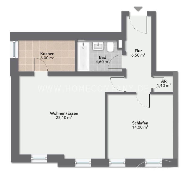 MöbliertFurnished 2-Zimmer Apartment in Zentrumsnähe - Dresden Löbtau max. 3 Personen