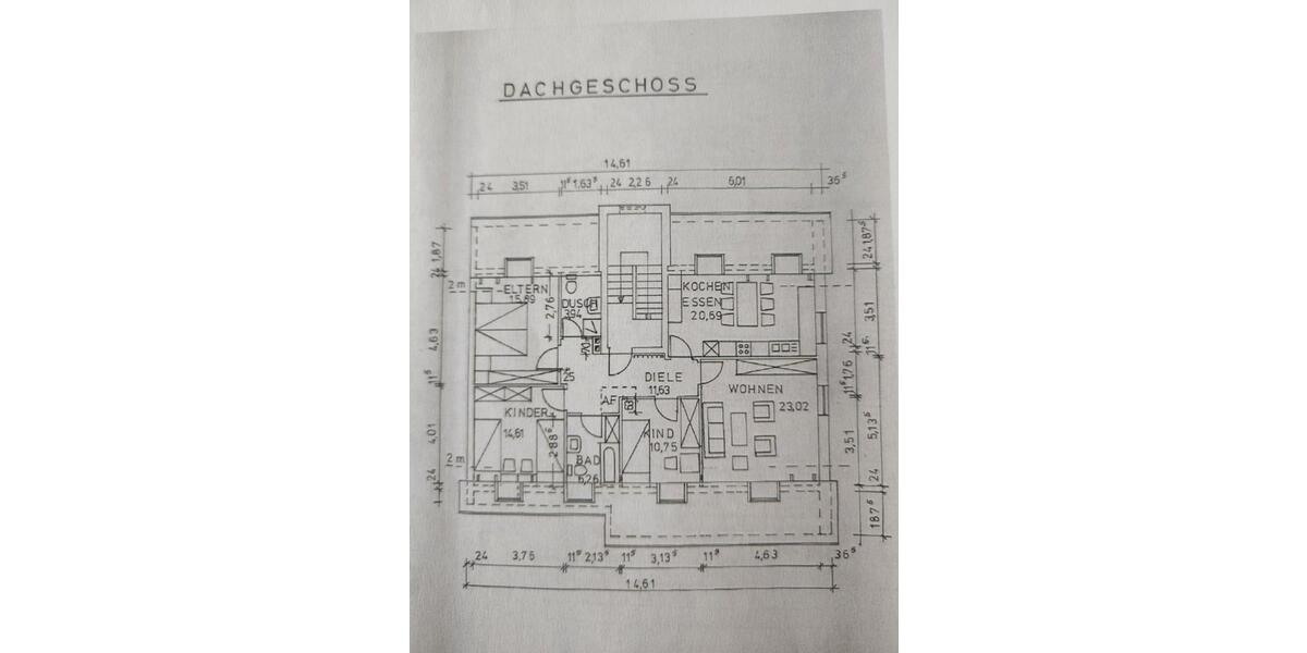 Dachgeschoßwohnung Feuchtwangen - 4 Zimmer, 103 m&sup2;, 825&euro; | Angebot:26577660