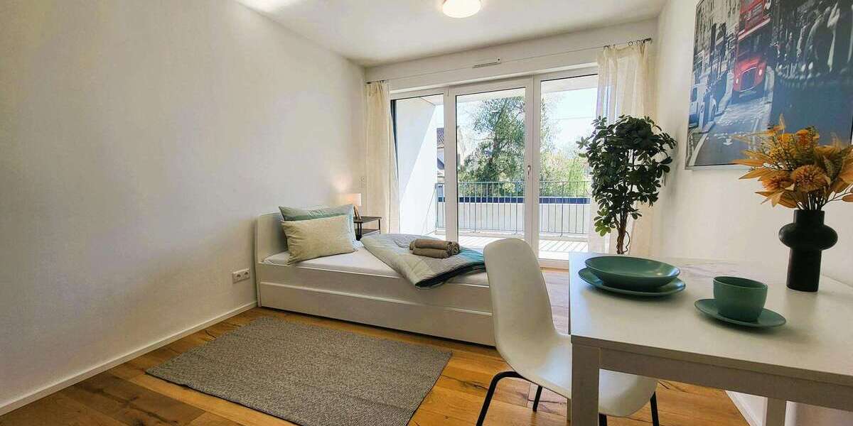 Wohnen auf Zeit in Augsburg 925 € 1 zimmer